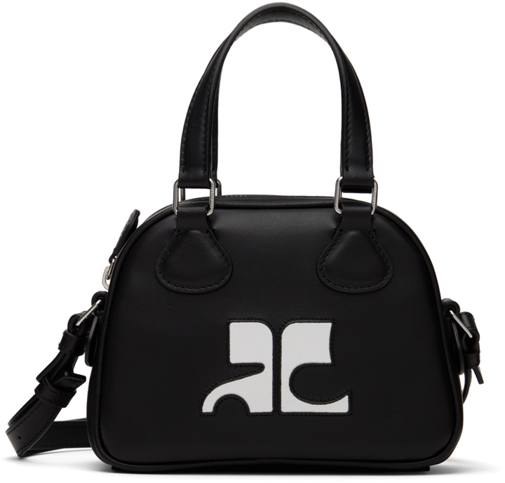 Photo: Courrèges Black Mini Leather Bowling Bag