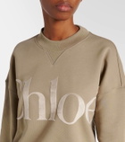 Chloé Logo cotton fleece sweatshirt