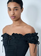Balenciaga Gathered Cropped Top