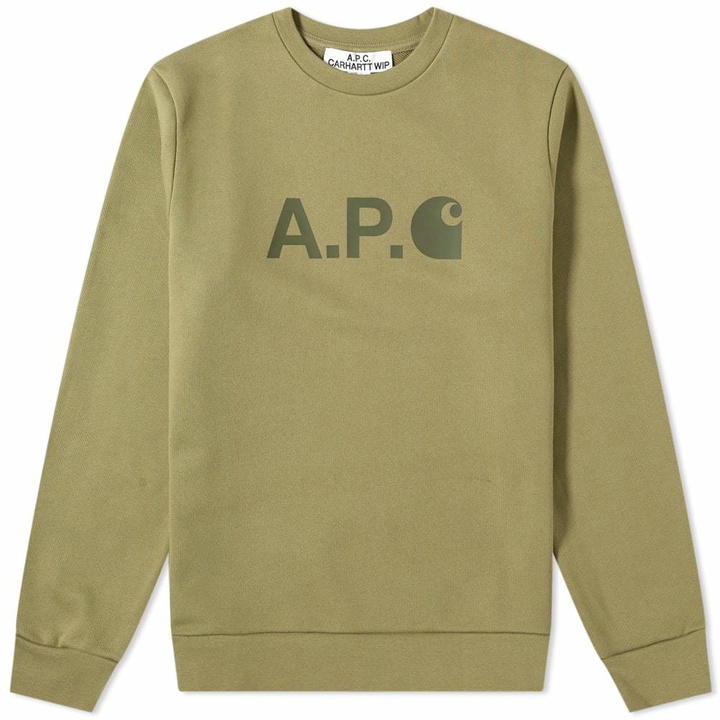 Photo: A.P.C. x Carhartt WIP Ice Logo Sweat