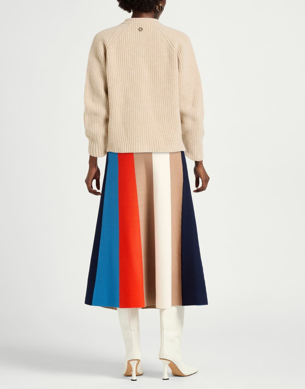 Maje Womens Sweater in Beige