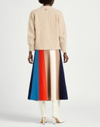 Maje Womens Sweater in Beige