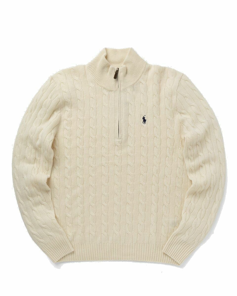 Photo: Polo Ralph Lauren Lscablehzpp Long Sleeve Pullover Beige - Mens - Pullovers