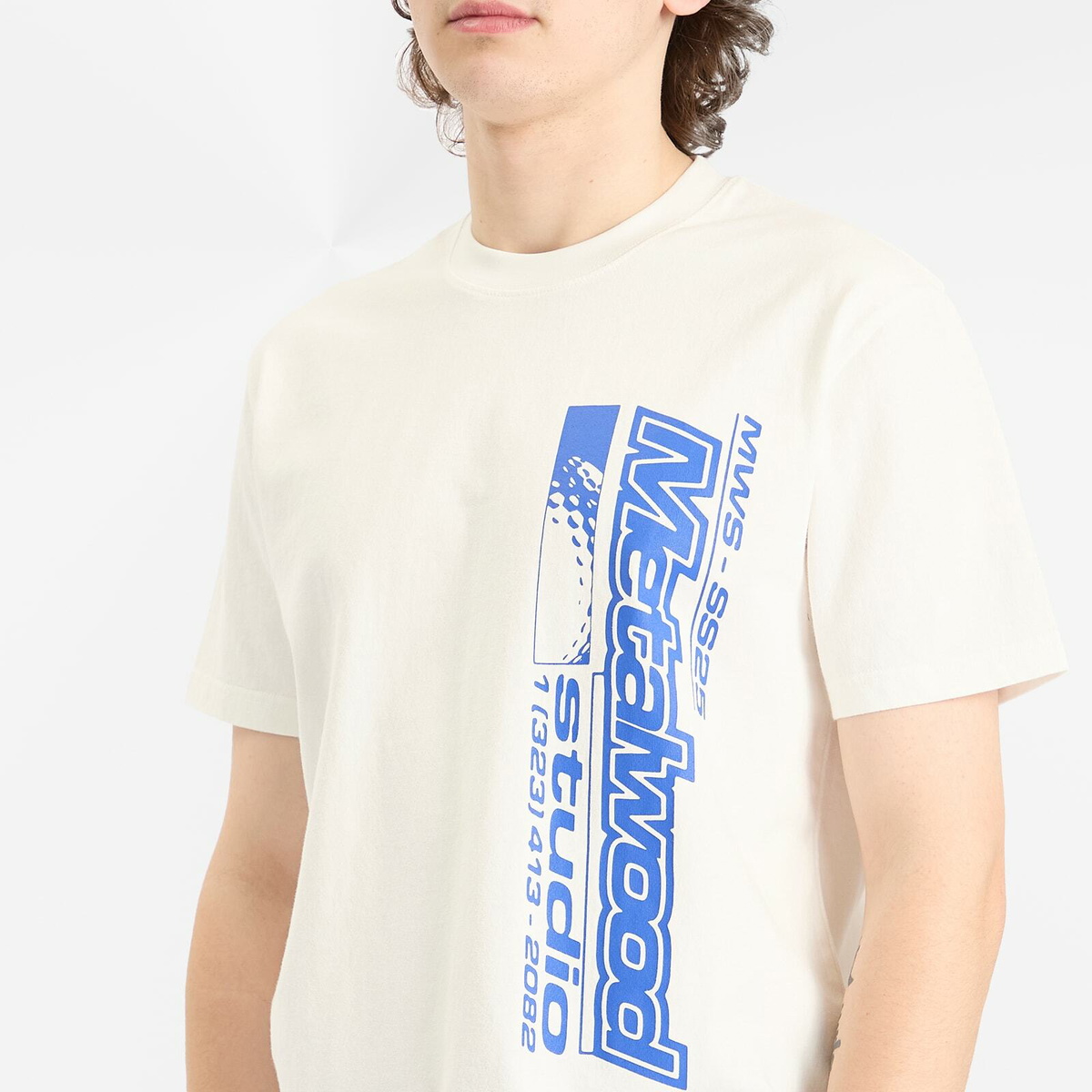 Metalwood Studio Men's La Brea Shop T-Shirt in White