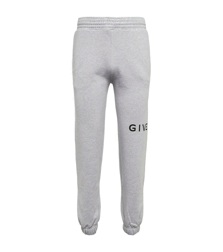 Photo: Givenchy - Archetype logo cotton jersey sweatpants
