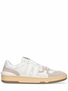 LANVIN - Clay Leather & Mesh Low-top Sneakers