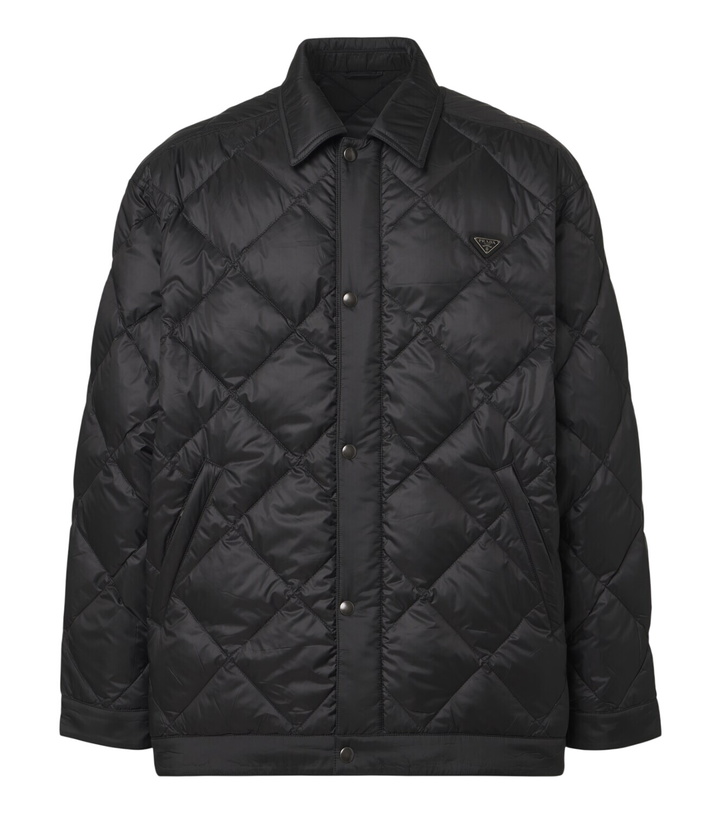 Photo: Prada Logo quilted down jacket