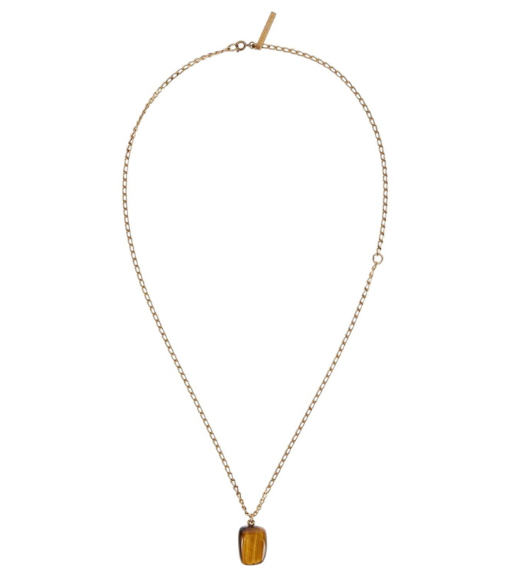 Photo: Dries Van Noten Gold-plated pendant necklace