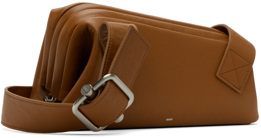 【関税込み】OSOI ブラウン Slide Brot バッグ Brown Slide Brot Bag by OSOI on Sale