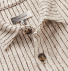 Isabel Marant - Paulieh Striped Cotton-Blend Tweed Shirt - Beige