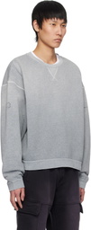 1017 ALYX 9SM Gray Garment Dye Boxy Crewneck Sweatshirt