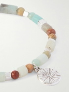 Marant - Silver-Tone and Jasper Beaded Bracelet - Green