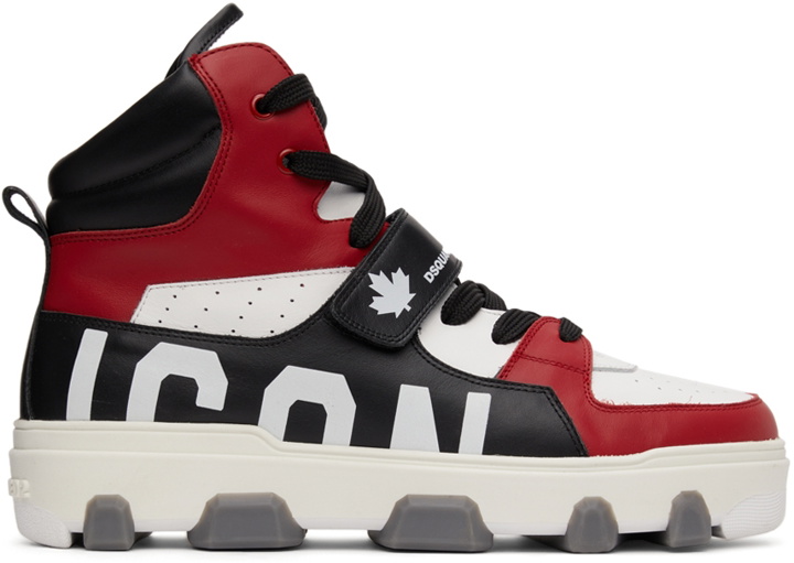 Photo: Dsquared2 Icon Basket High-Top Sneakers
