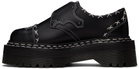 Dr. Martens Black Monk Gothic Americana Loafers