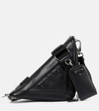 Prada Triangle leather shoulder bag