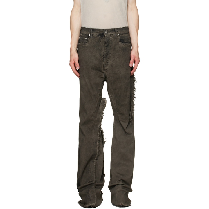Photo: Rick Owens Gray Tower Bolan Bootcut Jeans