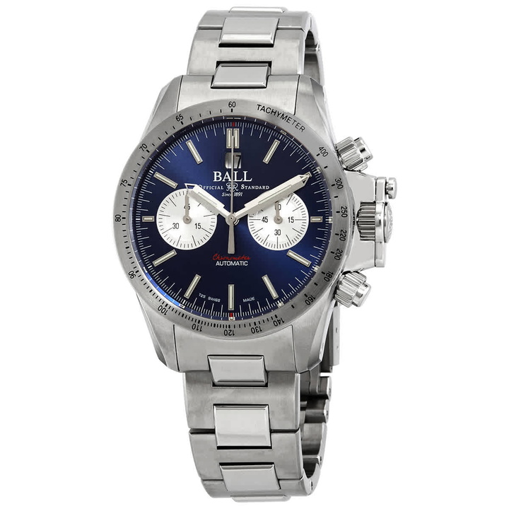 Photo: Ball Engineer Hydrocarbon Racer Chronograph Automatic Blue Dial Mens Watch CM2198C-S2CJ-BE