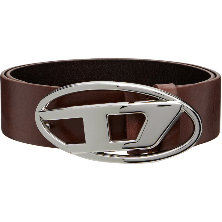 Photo: Diesel Brown 3.9cm Leather Belt