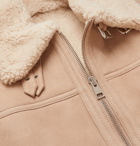 AMI PARIS - Shearling Jacket - Neutrals