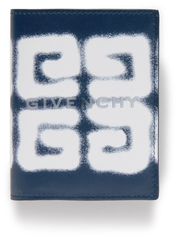 Photo: Givenchy - Logo-Print Leather Bifold Cardholder