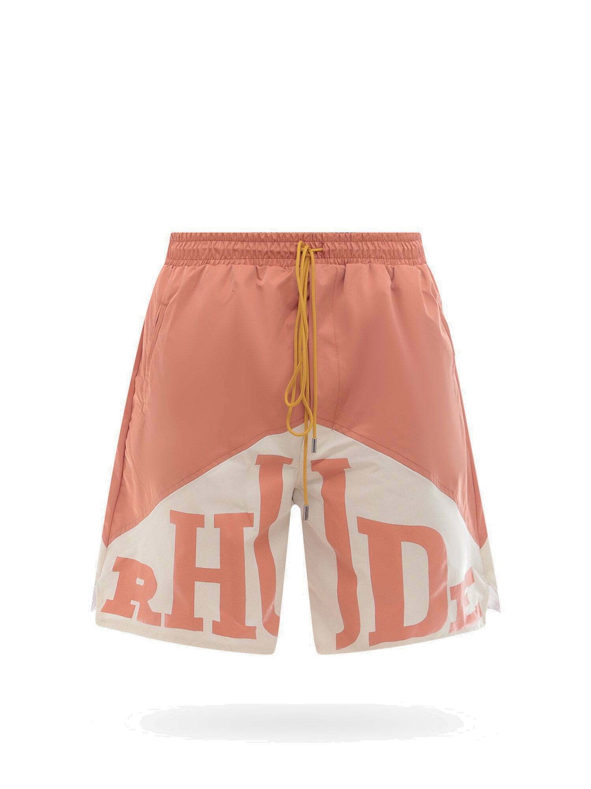 Rhude Bermuda Shorts Orange Mens Rhude