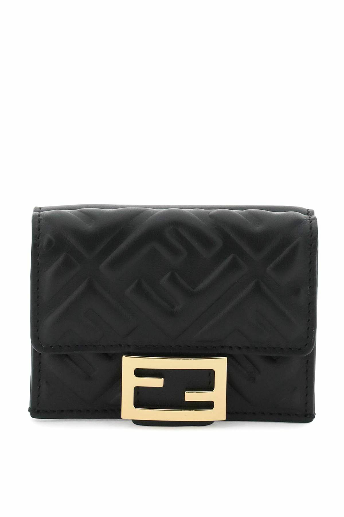 FENDI tri-fold micro wallet Black