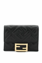 FENDI tri-fold micro wallet Black