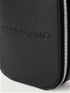 FERRAGAMO - Logo-Embossed Leather Pouch