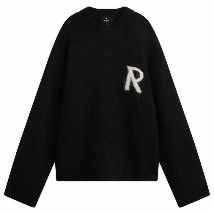 Photo: Represent Men's Logo Knit Jumper in Jet Black