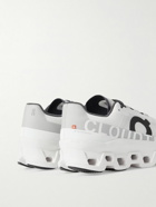 ON - Cloudmonster Rubber-Trimmed Mesh Running Sneakers - White