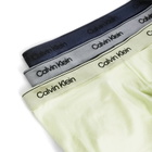 Calvin Klein Men's Icon Cotton Stretch Shine Trunk - 3 Pack in Shorline/Lime Cream/Misty Grey