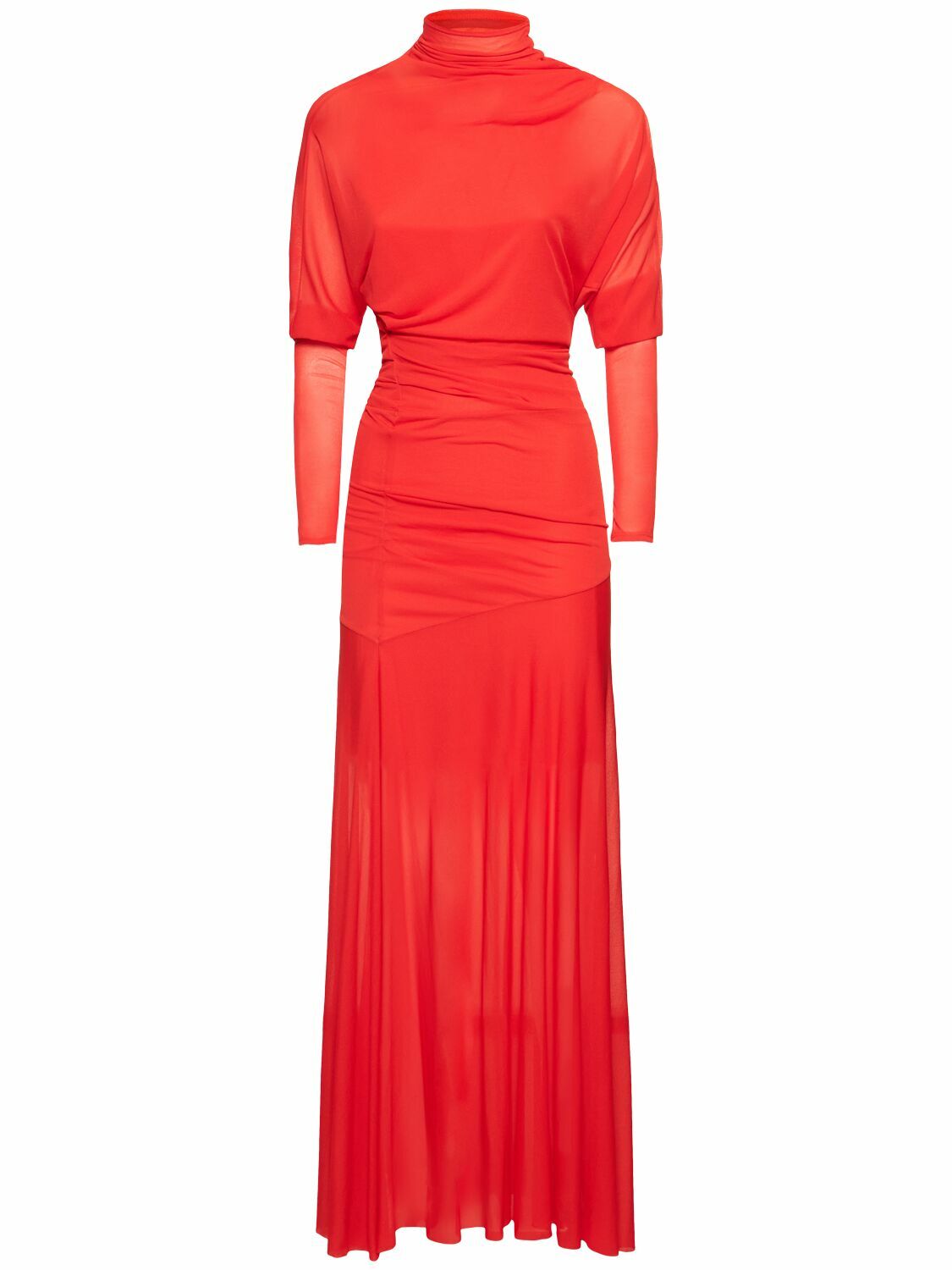 proenza schouler ruched crepe jersey maxi dress Kerstin Dress in Crepe Jersey Khaki
