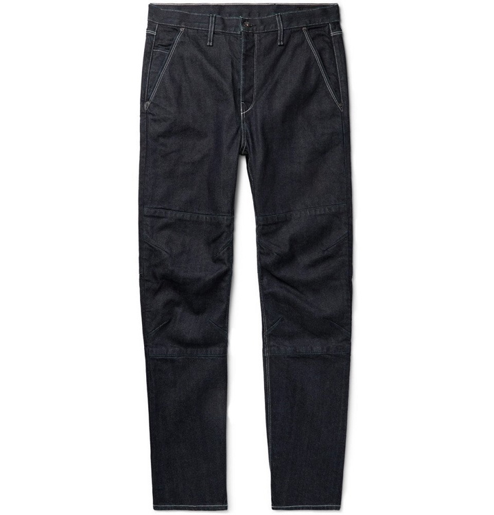 Photo: rag & bone - Engineer Workwear Slim-Fit Selvedge Denim Jeans - Indigo