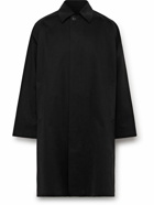 The Row - Tavish Cotton and Virgin Wool-Blend Coat - Black