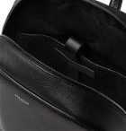Serapian - Pebble-Grain Leather Backpack - Black