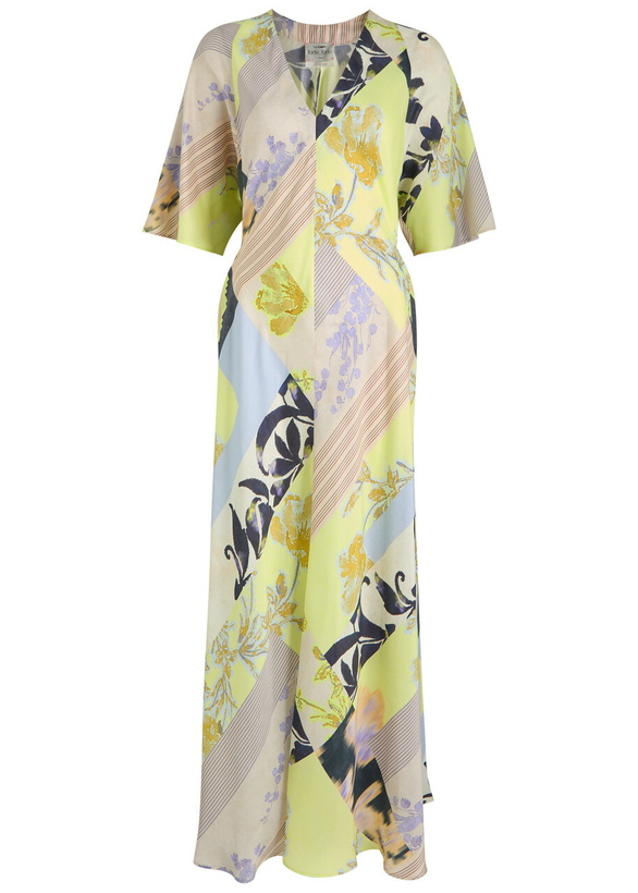 Photo: Forte_forte Garden-print Silk-twill Maxi Dress Multicoloured