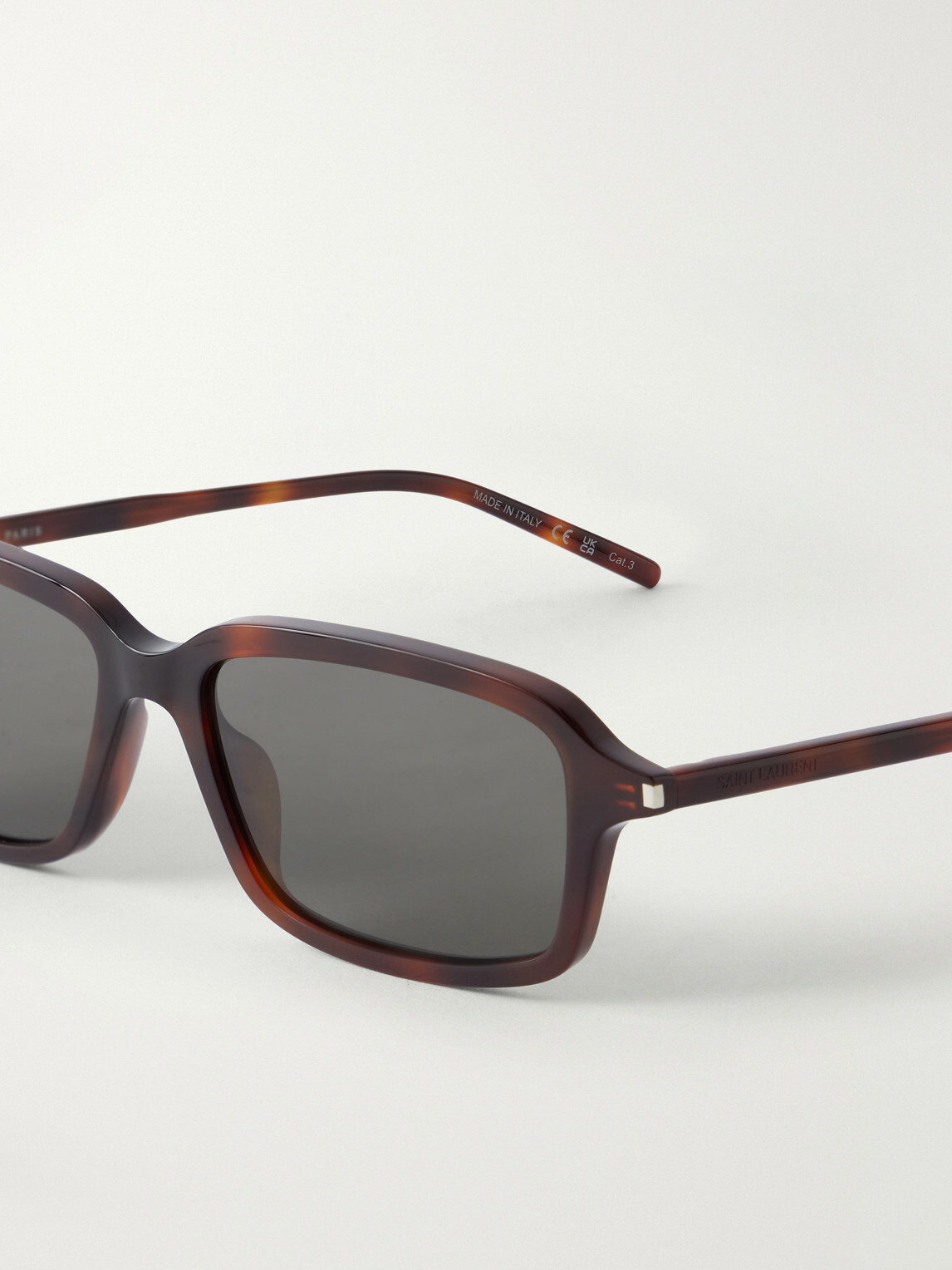 SAINT LAURENT - SL 938 Square-Frame Recycled Acetate Sunglasses - Brown
