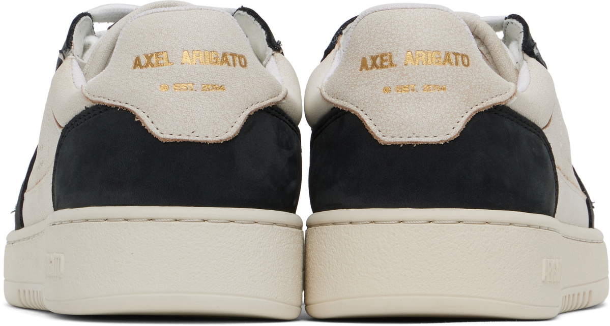 Axel Arigato Beige & Black Dice Lo Sneakers