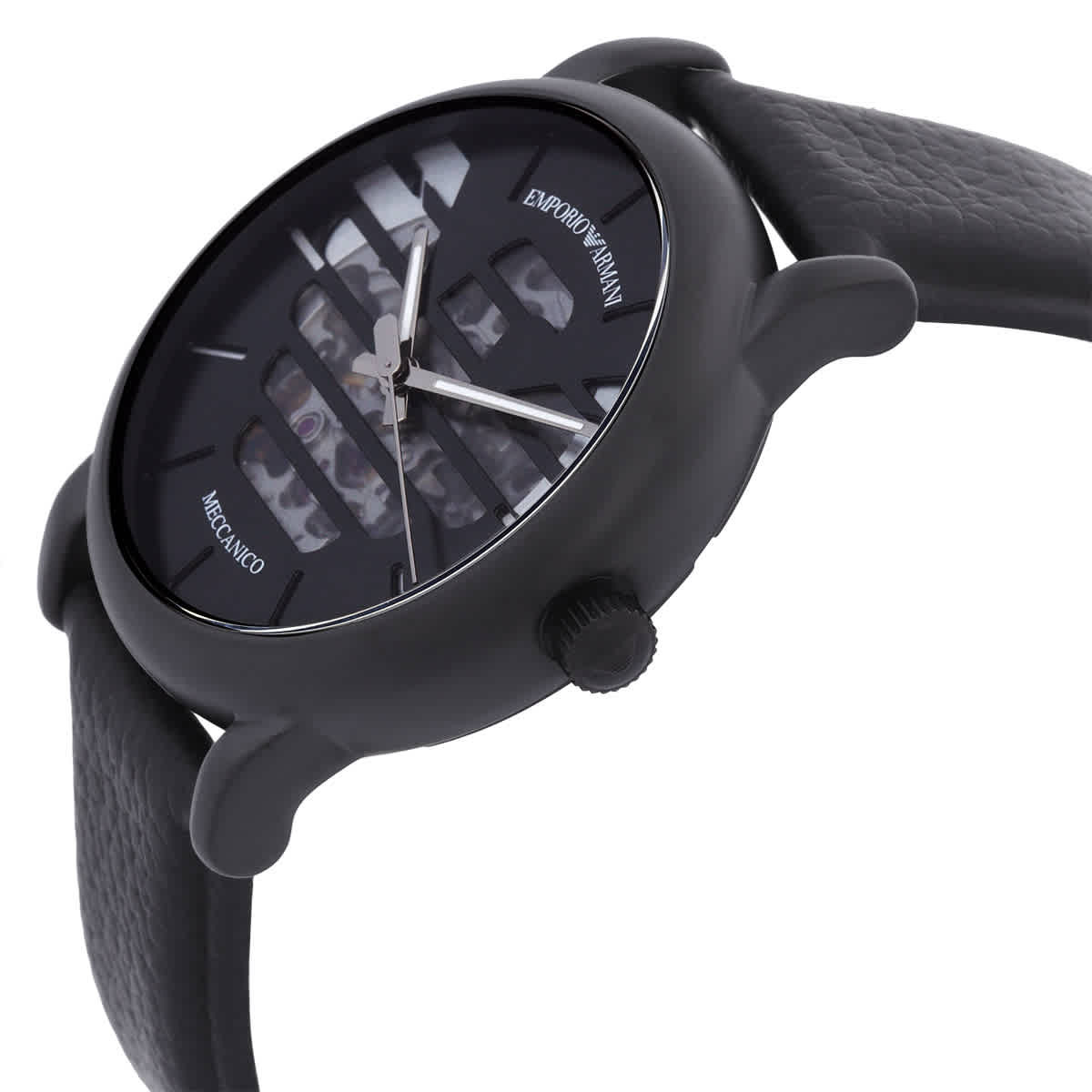 Armani Luigi Automatic Black Dial Mens Watch AR60032