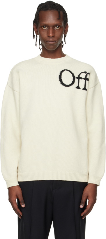 Photo: Off-White Off-White Bookish Knit Crewneck Sweater