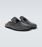JW Anderson - Embellished leather slippers