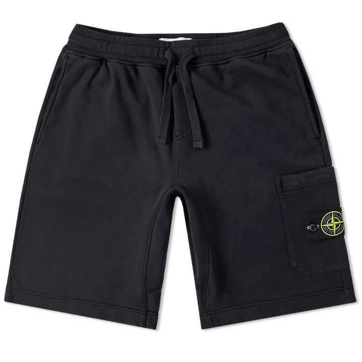 Photo: Stone Island Garment Dyed Sweat Short Navy