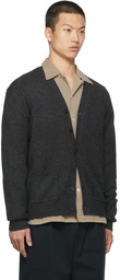 BEAMS PLUS Elbow Patch 7G Cardigan