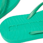 Sleepers Tapered Signature Flip Flop in Emerald