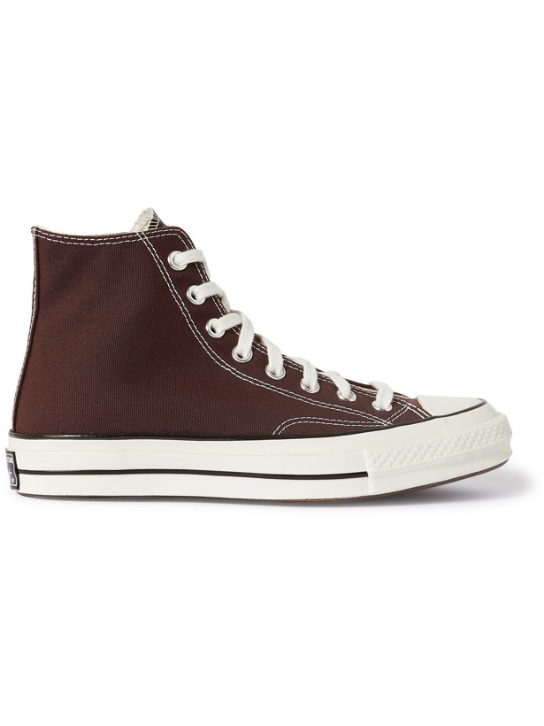 Photo: CONVERSE - Chuck Taylor All Star 70 Canvas High-Top Sneakers - Brown