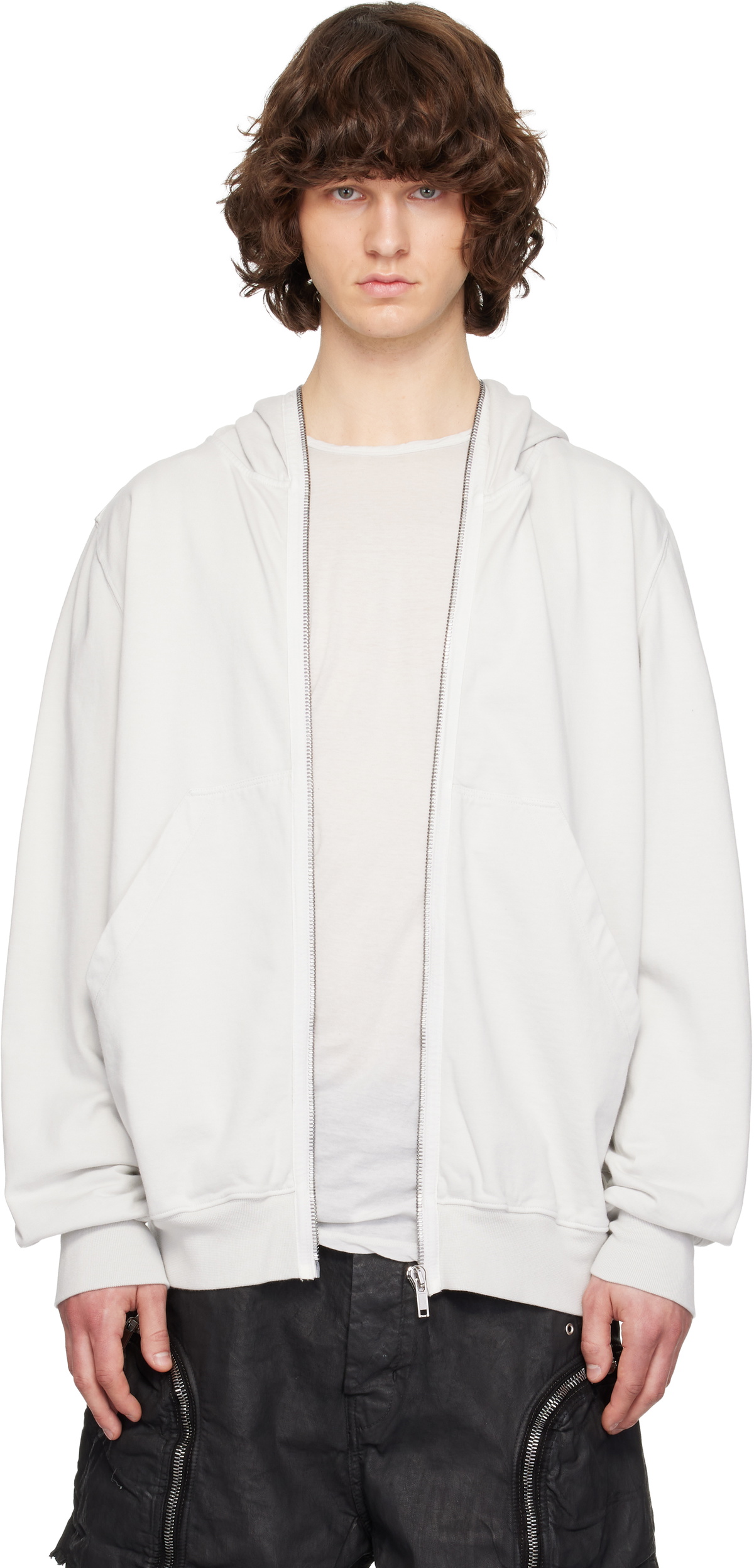 トップス Rick Owens DRKSHDW Mountain Hoodie White MOUNTAIN HOODIE| RICK OWENS