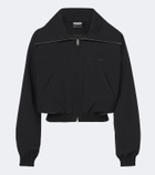 Balenciaga Cotton-blend blouson jacket