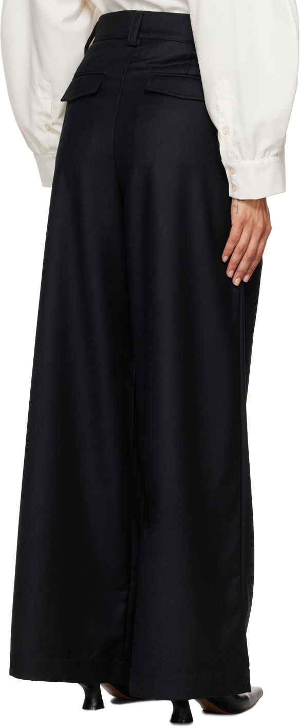 Kika Vargas Black Olympe Trousers