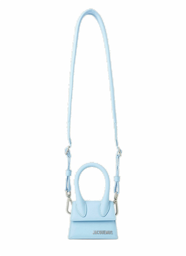 Photo: Le Chiquito Homme Crossbody Bag in Light Blue