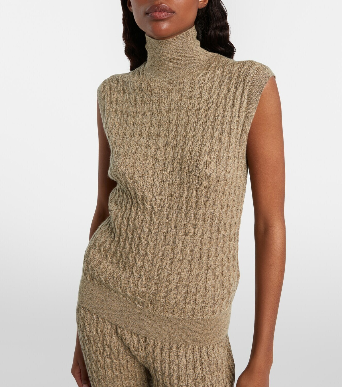 Loro Piana Bihar cable-knit sweater vest